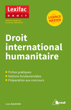 Couverture de l’ouvrage Droit international humanitaire