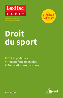 Couverture de l’ouvrage Droit du sport