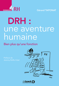 Couverture de l’ouvrage DRH, une aventure humaine