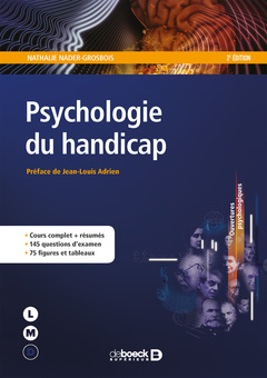 Couverture de l’ouvrage Psychologie du handicap