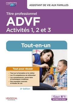 Cover of the book Titre professionnel ADVF - Activités 1 à 3 - Préparation complète pour réussir sa formation