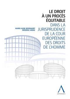 Cover of the book Le droit à un procès équitable dans la jurisprudence de la cour européenne des droits de l'Homme