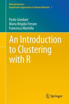 Couverture de l’ouvrage An Introduction to Clustering with R