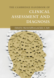 Couverture de l’ouvrage The Cambridge Handbook of Clinical Assessment and Diagnosis