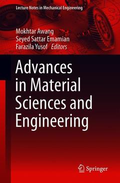 Couverture de l’ouvrage Advances in Material Sciences and Engineering