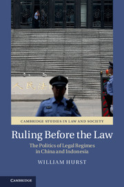 Couverture de l’ouvrage Ruling before the Law