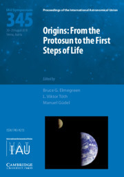 Cover of the book Origins: From the Protosun to the First Steps of Life (IAU S345)