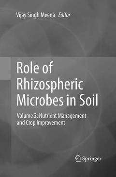 Couverture de l’ouvrage Role of Rhizospheric Microbes in Soil
