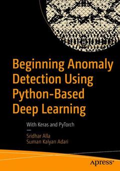Cover of the book Beginning Anomaly Detection Using Python-Based Deep Learning