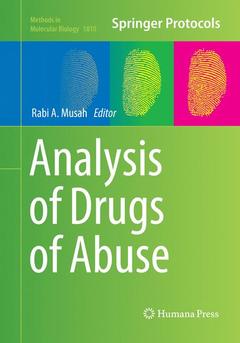Couverture de l’ouvrage Analysis of Drugs of Abuse