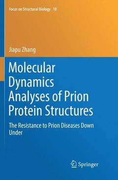 Couverture de l’ouvrage Molecular Dynamics Analyses of Prion Protein Structures