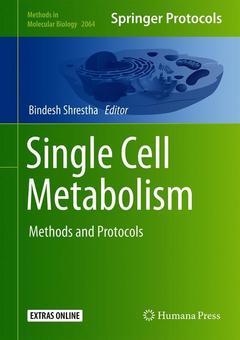 Couverture de l’ouvrage Single Cell Metabolism