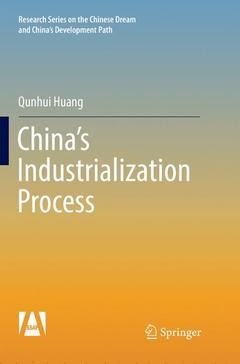 Couverture de l’ouvrage China's Industrialization Process