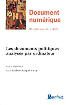 Cover of the book Les documents politiques analysés par ordinateur