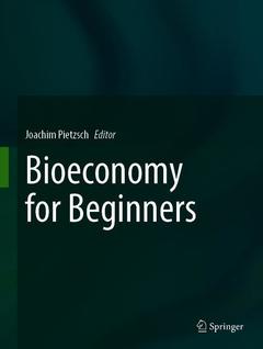 Couverture de l’ouvrage Bioeconomy for Beginners