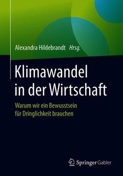 Couverture de l’ouvrage Klimawandel in der Wirtschaft