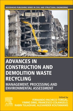 Couverture de l’ouvrage Advances in Construction and Demolition Waste Recycling