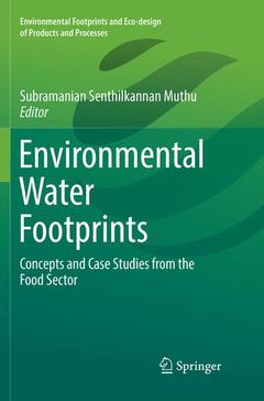Couverture de l’ouvrage Environmental Water Footprints