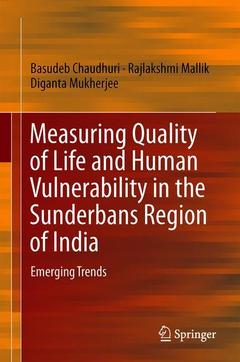 Cover of the book Measuring Quality of Life and Human Vulnerability in the Sunderbans Region of India