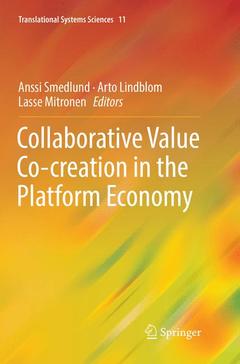 Couverture de l’ouvrage Collaborative Value Co-creation in the Platform Economy