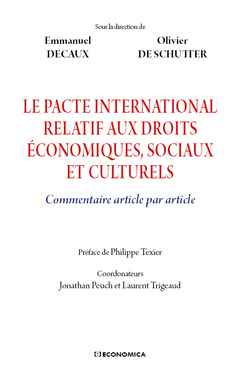 Couverture de l’ouvrage Le pacte international relatif aux droits économiques, sociaux et culturels.