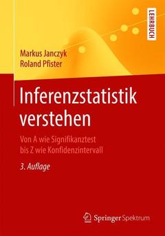 Couverture de l’ouvrage Inferenzstatistik verstehen