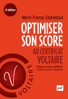 Couverture de l’ouvrage Optimiser son score au Certificat Voltaire