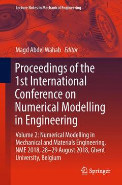 Couverture de l’ouvrage Proceedings of the 1st International Conference on Numerical Modelling in Engineering 