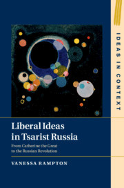 Couverture de l’ouvrage Liberal Ideas in Tsarist Russia