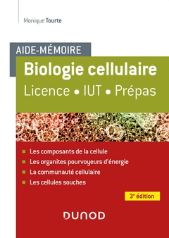 Couverture de l’ouvrage Aide-mémoire - Biologie cellulaire - 3e éd. - Licence - IUT - Prépas