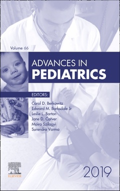 Cover of the book Advances in Pediatrics, 2019