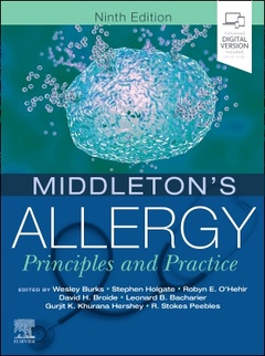 Couverture de l’ouvrage Middleton's Allergy 2-Volume Set