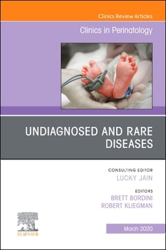 Couverture de l’ouvrage Undiagnosed and Rare Diseases,An Issue of Clinics in Perinatology