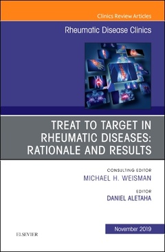 Couverture de l’ouvrage Treat to Target in Rheumatic Diseases: Rationale and Results