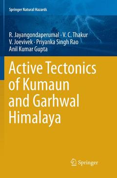 Couverture de l’ouvrage Active Tectonics of Kumaun and Garhwal Himalaya