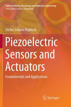 Couverture de l’ouvrage Piezoelectric Sensors and Actuators