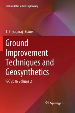 Couverture de l’ouvrage Ground Improvement Techniques and Geosynthetics