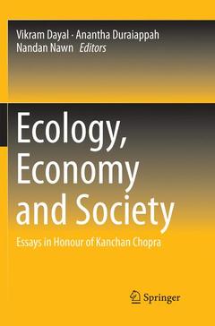 Couverture de l’ouvrage Ecology, Economy and Society