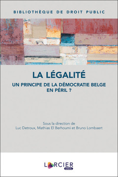 Cover of the book La légalité