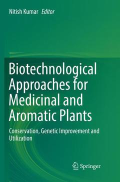 Couverture de l’ouvrage Biotechnological Approaches for Medicinal and Aromatic Plants