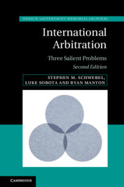 Couverture de l’ouvrage International Arbitration