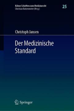 Cover of the book Der Medizinische Standard