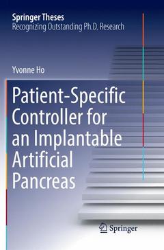 Cover of the book Patient-Specific Controller for an Implantable Artificial Pancreas
