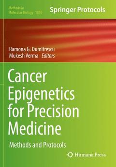 Couverture de l’ouvrage Cancer Epigenetics for Precision Medicine 