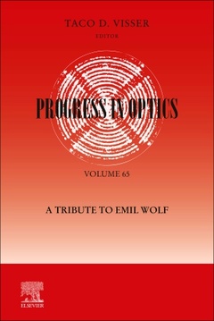 Couverture de l’ouvrage Progress in Optics: A Tribute to Emil Wolf