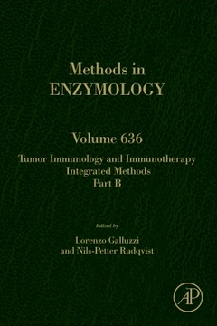 Couverture de l’ouvrage Tumor Immunology and Immunotherapy - Integrated Methods Part B