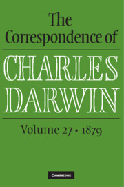 Couverture de l’ouvrage The Correspondence of Charles Darwin: Volume 27, 1879