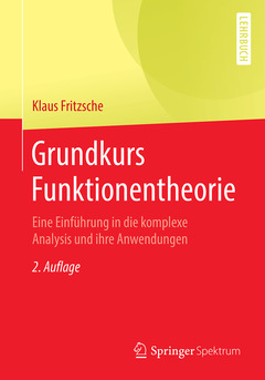 Cover of the book Grundkurs Funktionentheorie