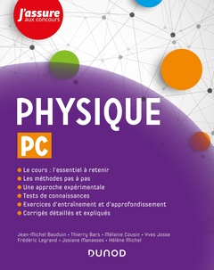 Couverture de l’ouvrage Physique PC