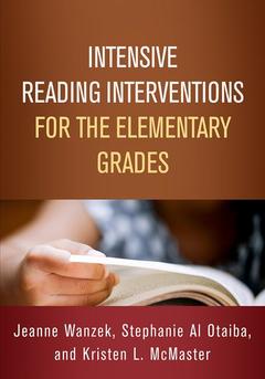 Couverture de l’ouvrage Intensive Reading Interventions for the Elementary Grades